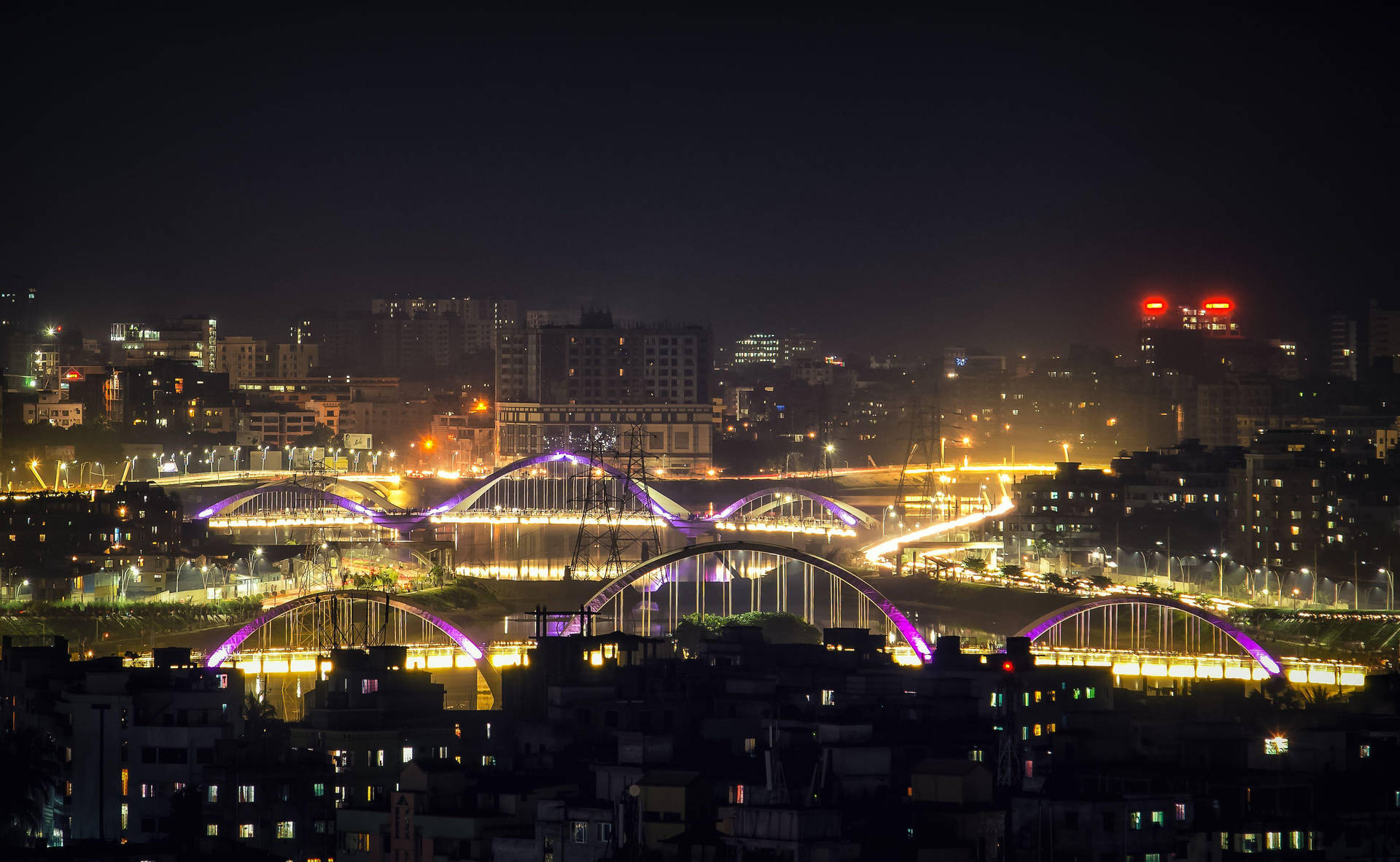 Hatirjheel at night